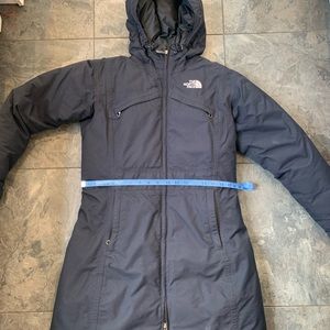 Northface Long Black Puffer